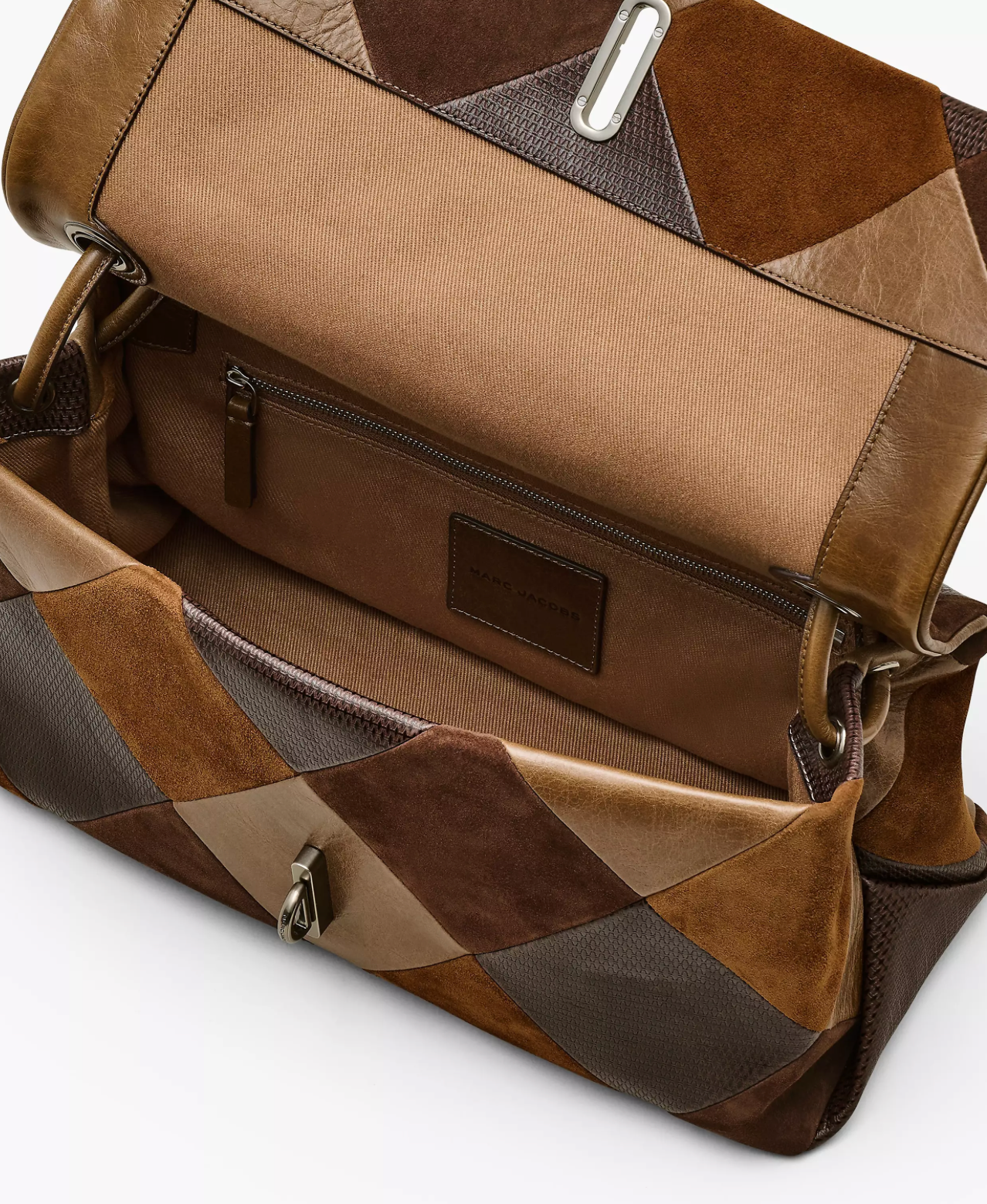 Marc Jacobs The Suede Patchwork Large Dual Bag