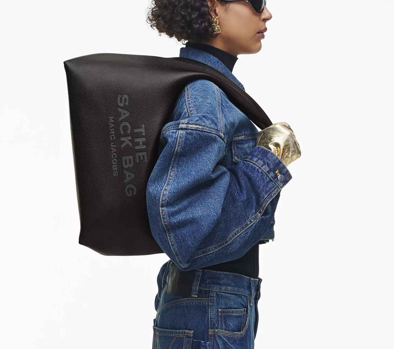 Mark Jacobs The Medium Sack Bag-Black