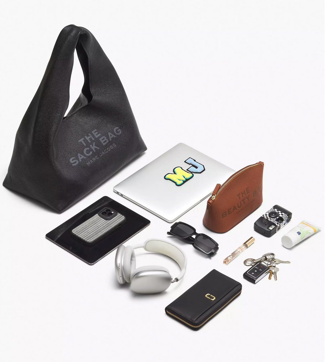 Mark Jacobs The Medium Sack Bag-Black