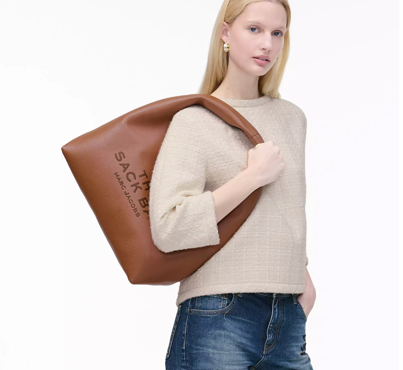 Mark Jacobs The Medium Sack Bag-Argan Oil