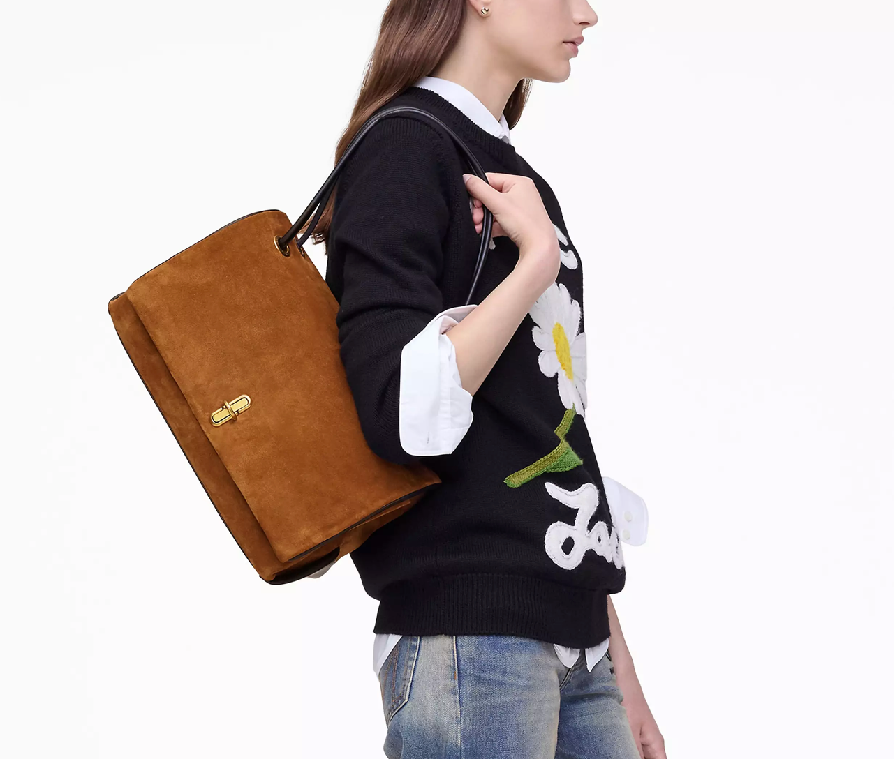Marc Jacobs The Suede Large Dual-Copper