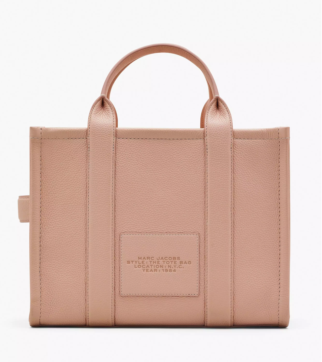 Marc Jacobs Leather Medium Tote Bag-Rose