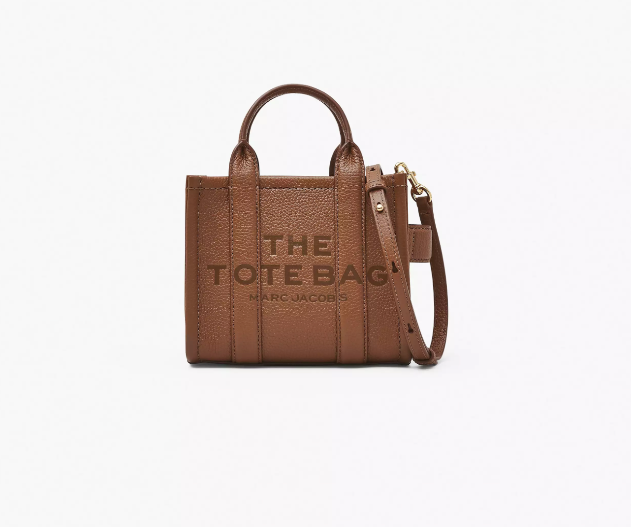 Marc Jacobs The Leather Crossbody Tote Bag-Argan Oil