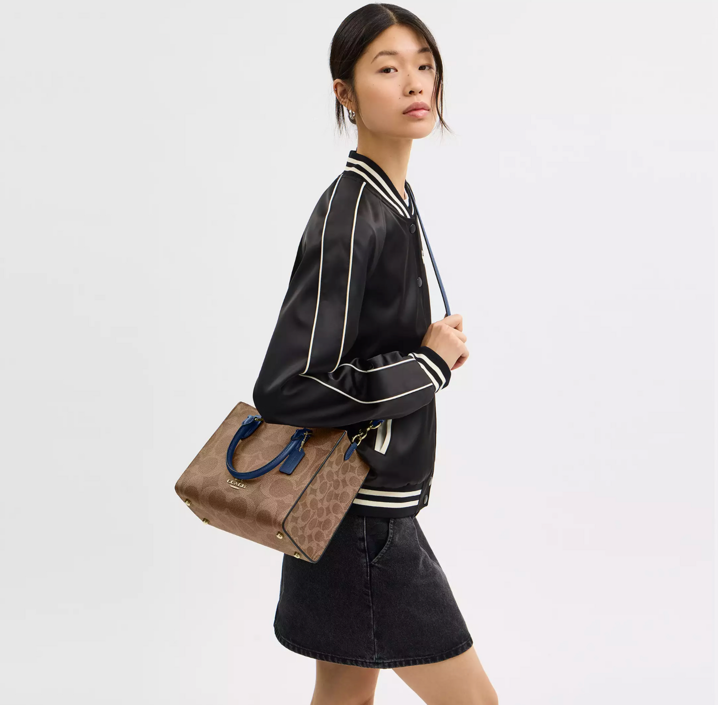 Coach Maggie Small Tote Bag In Signature Canvas