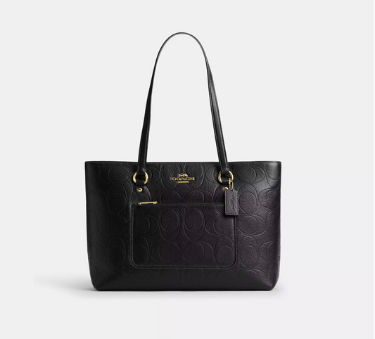 Station Tote Bag In Signature Leather