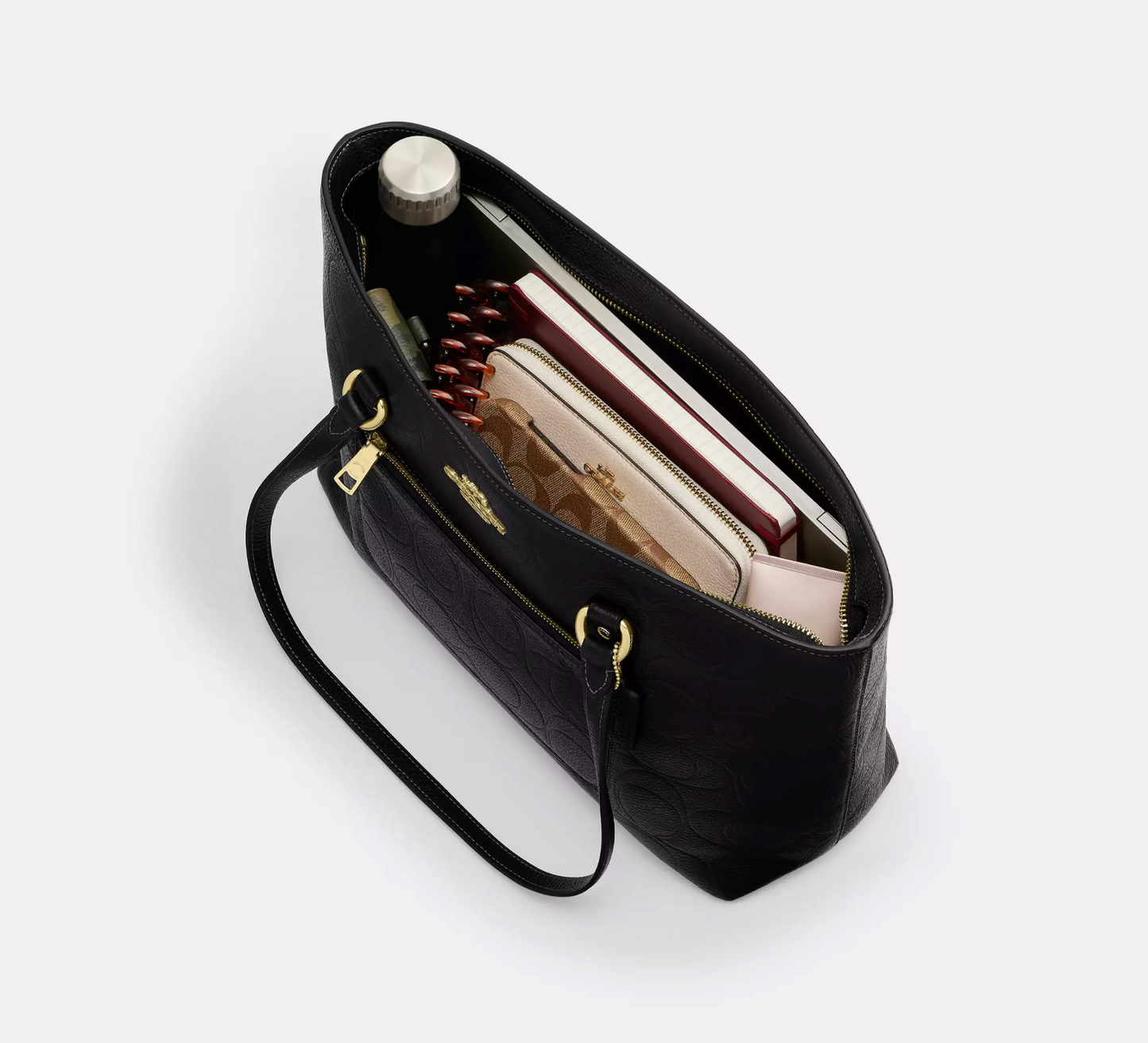 Station Tote Bag In Signature Leather