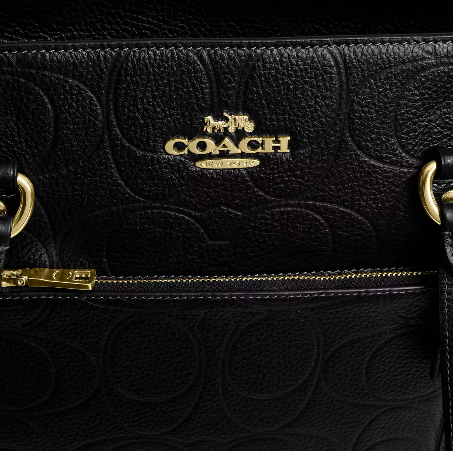 Station Tote Bag In Signature Leather