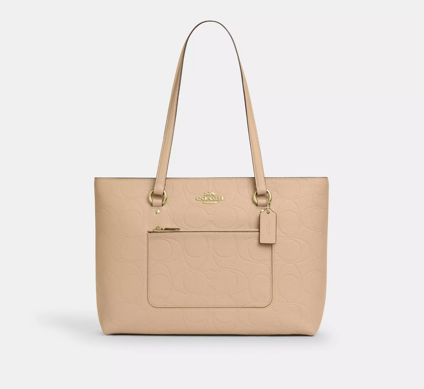 Station Tote Bag In Signature Leather