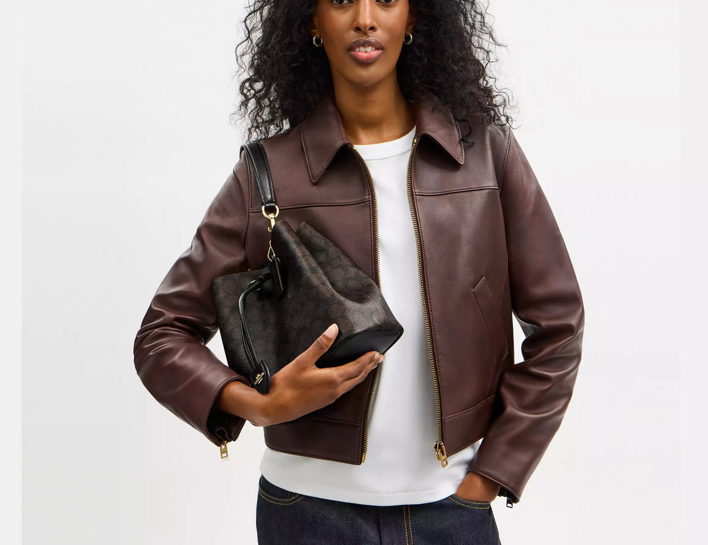 Coach Rowan Bucket Bag In Signature Canvas