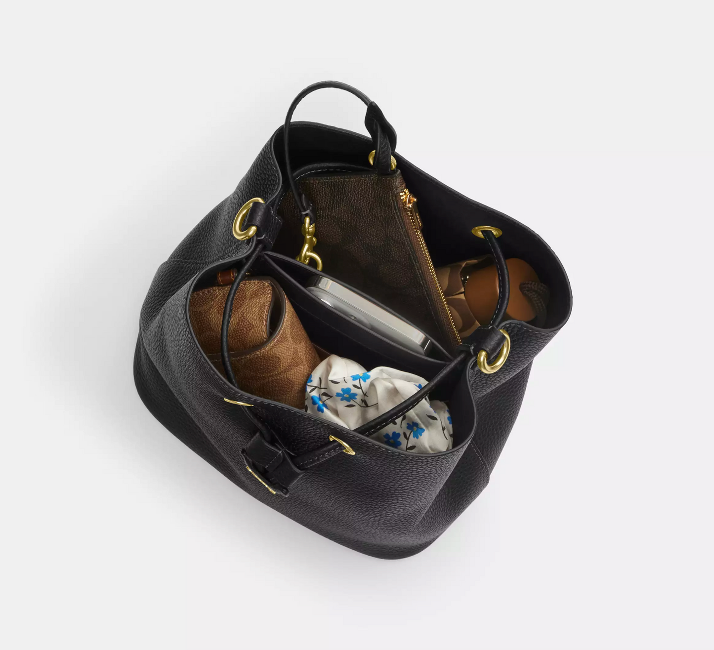 Coach Rowan Bucket Bag In Signature Canvas