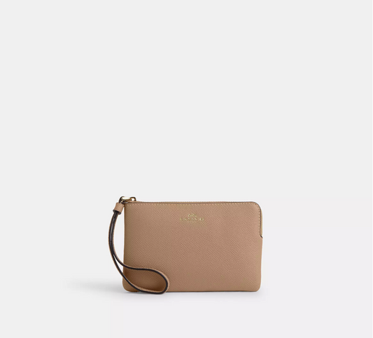 Coach Corner Zip Wristlet