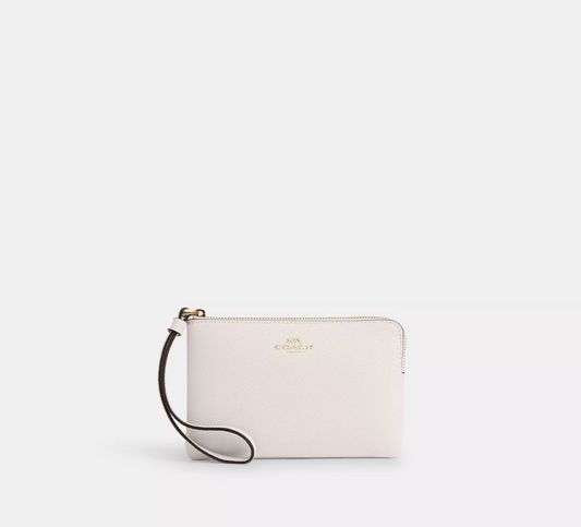 Coach Corner Zip Wristlet