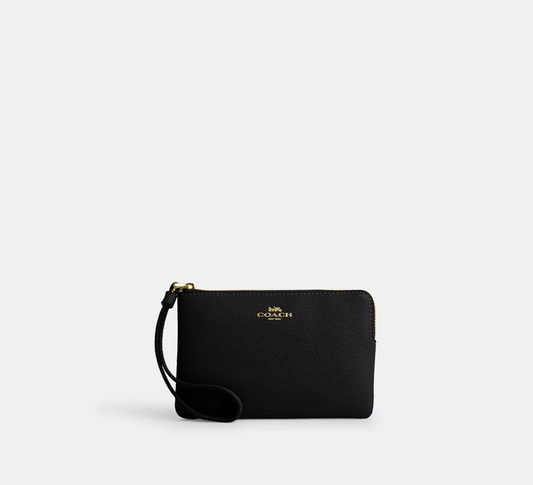 Coach Corner Zip Wristlet