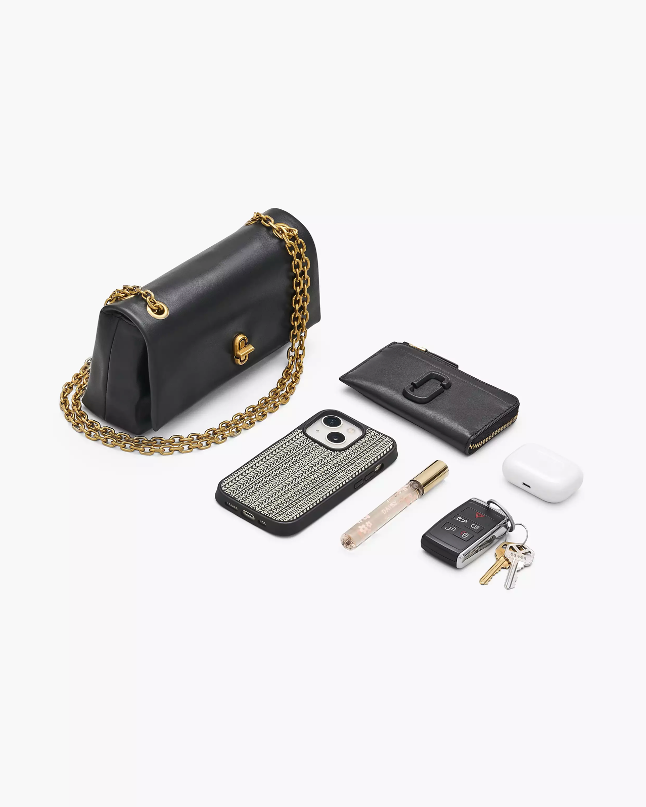 Marc Jacobs The Dual Chain Mini Bag - Black