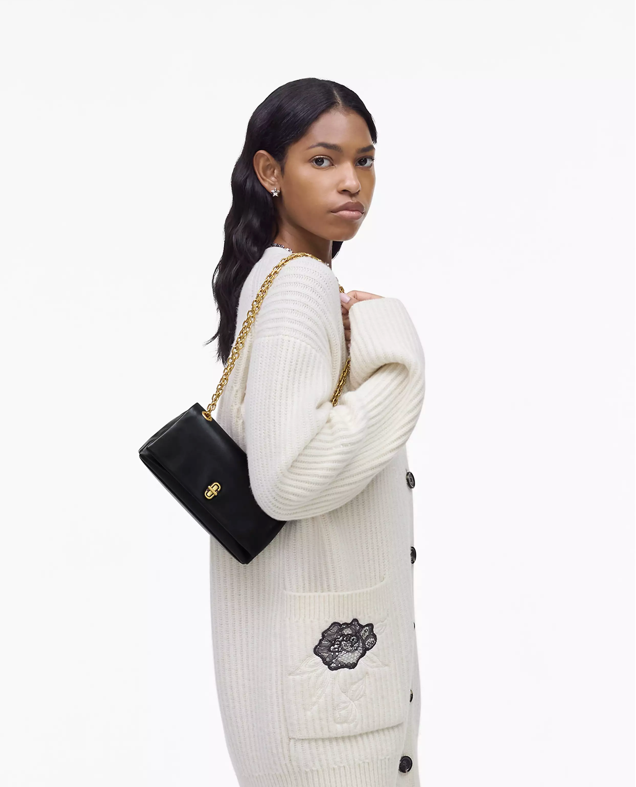 Marc Jacobs The Dual Chain Mini Bag - Black