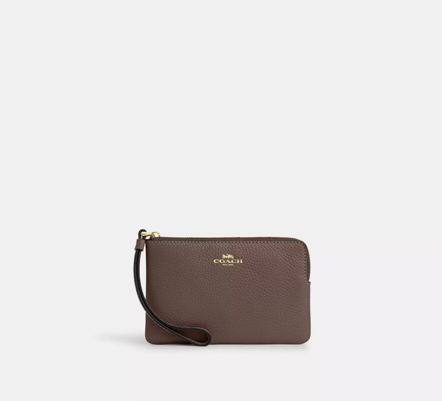 Coach Corner Zip Wristlet