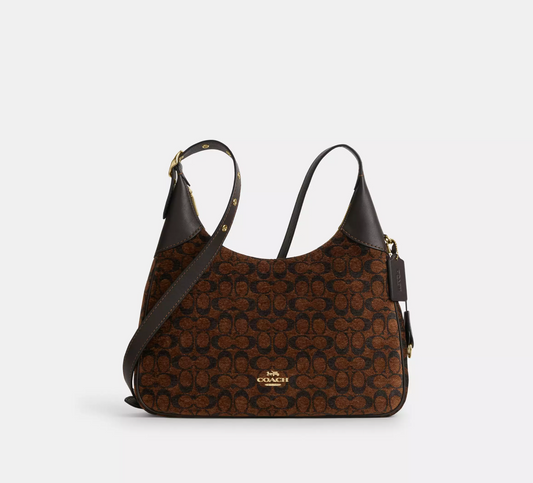 Coach Ella Shoulder Bag In Signature Chenille