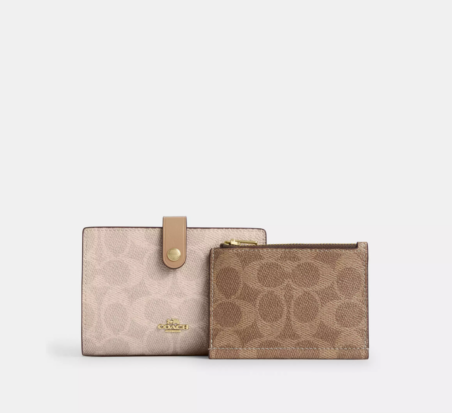 Coach 2-In-1 Wallet In Blocked Signature Canvas