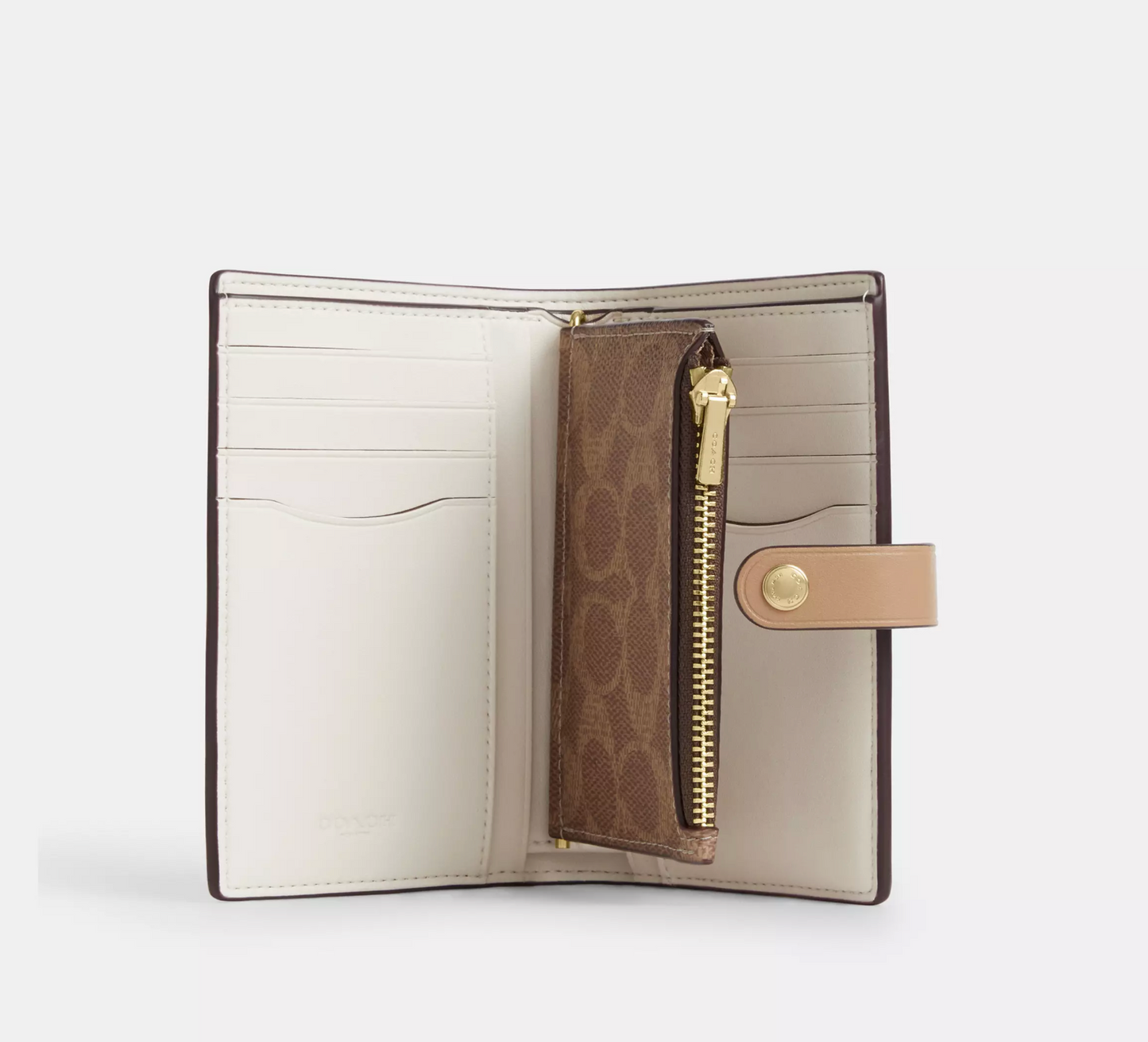 Coach 2-In-1 Wallet In Blocked Signature Canvas