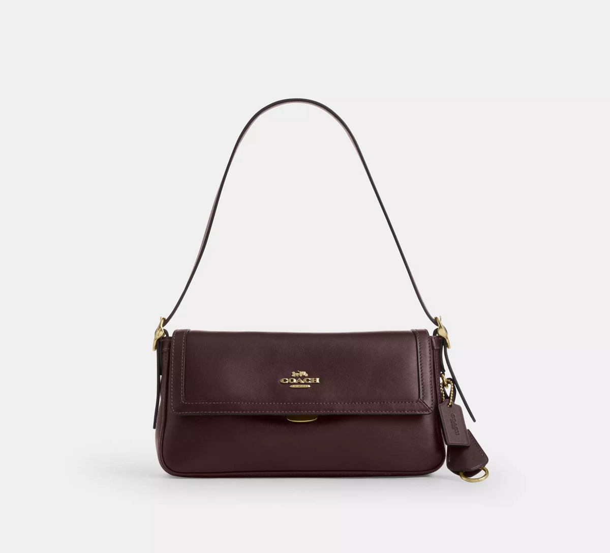 Coach Etta Small Flap Shoulder Bag - Maple