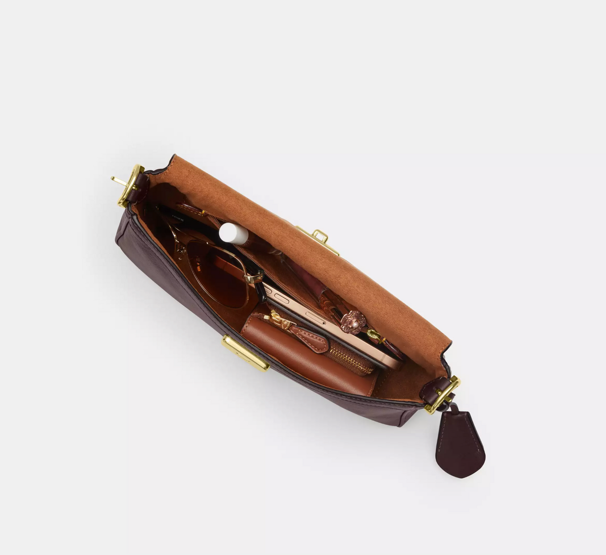 Coach Etta Small Flap Shoulder Bag - Maple