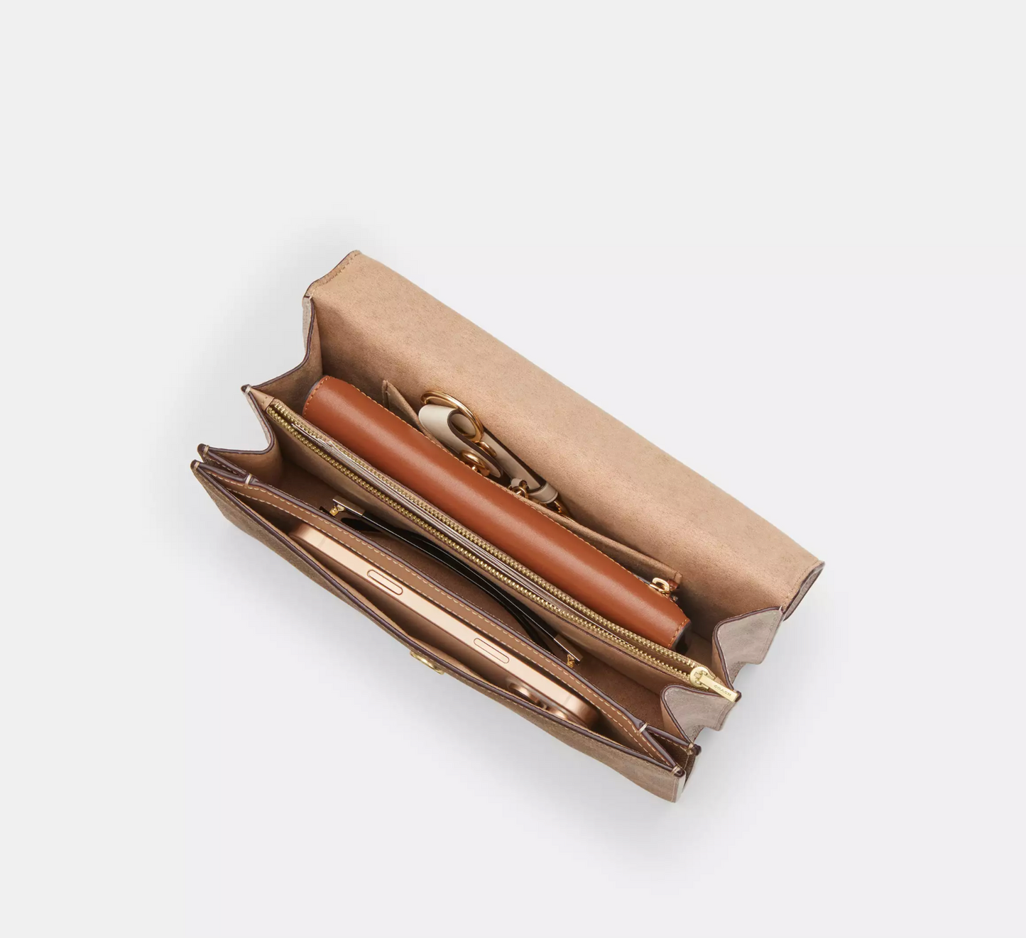 Coach Klare Envelope Crossbody Bag In Blocked Signature Canvas