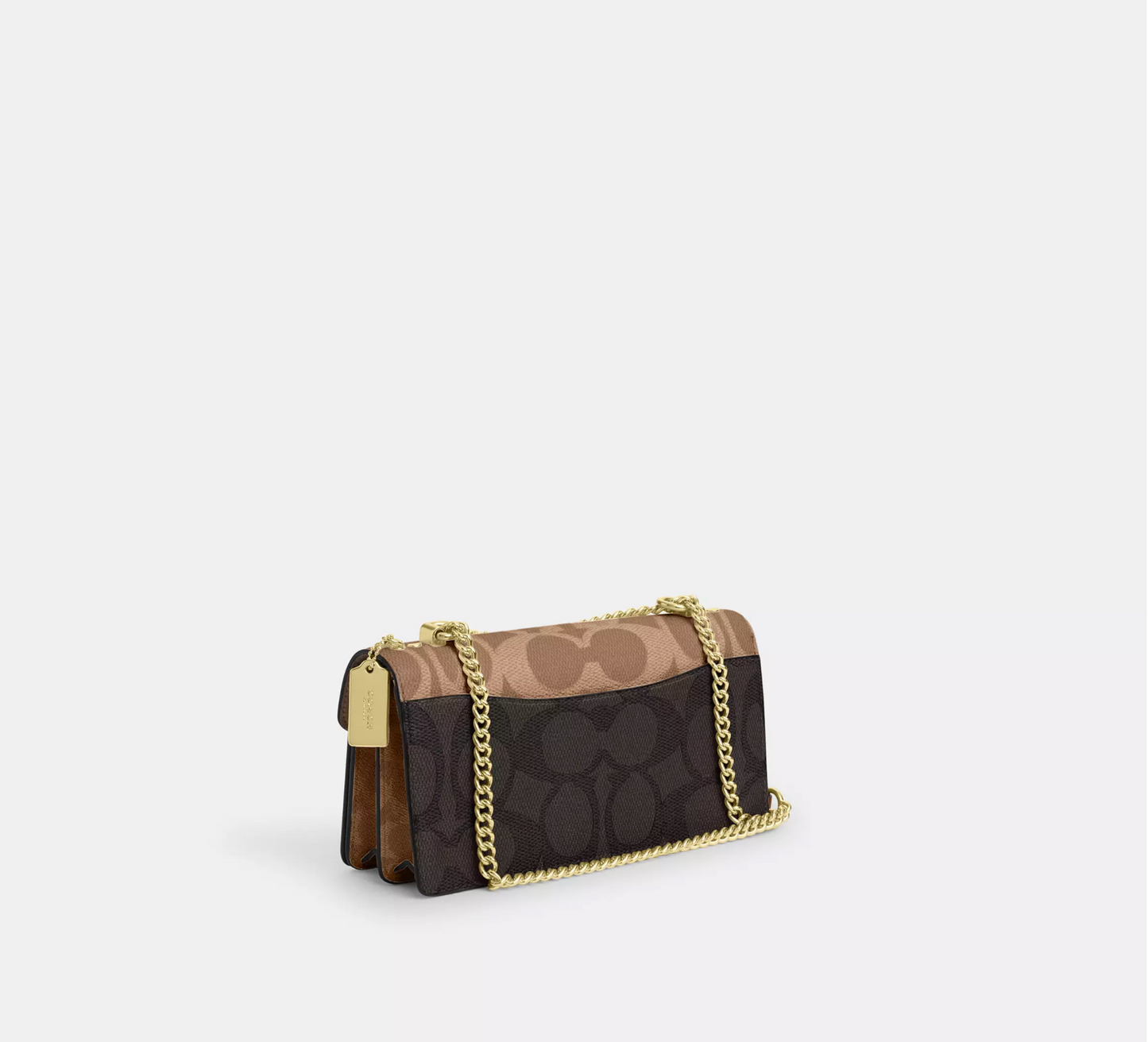 Coach Klare Envelope Crossbody Bag In Blocked Signature Canvas
