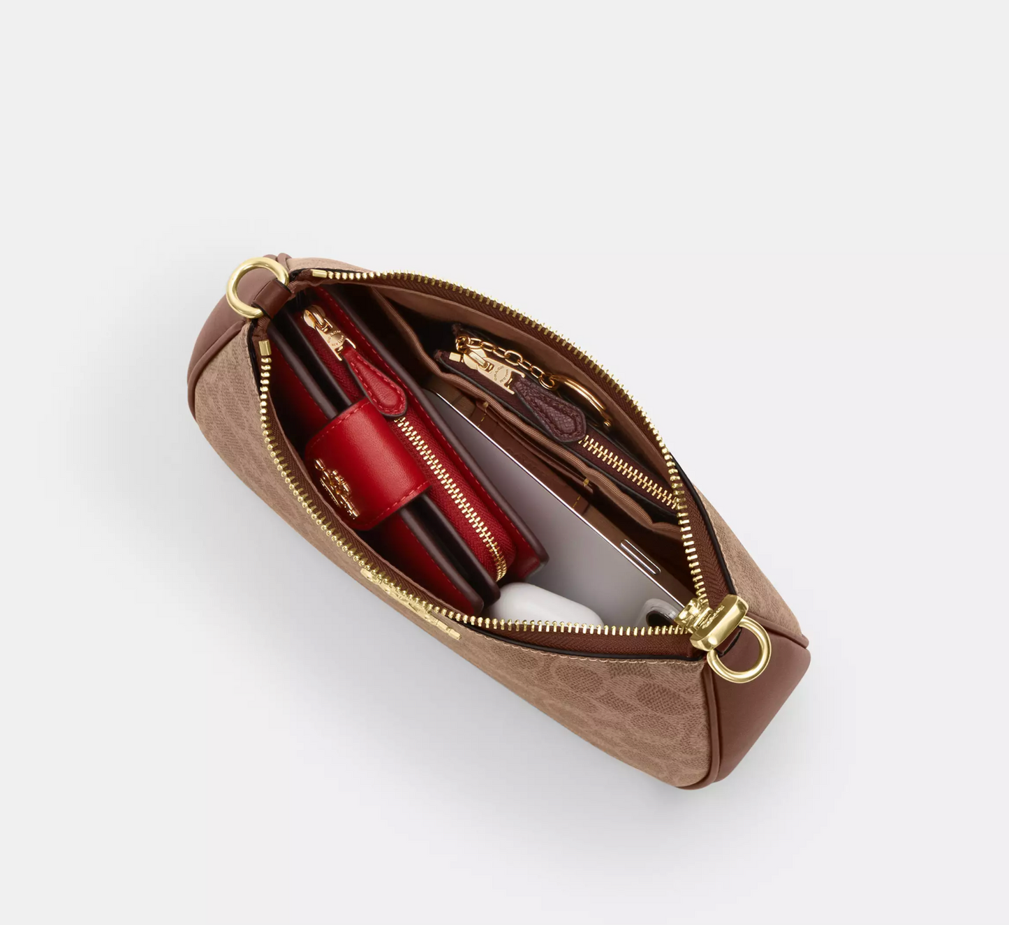 Coach Teri Shoulder Bag In Signature Canvas