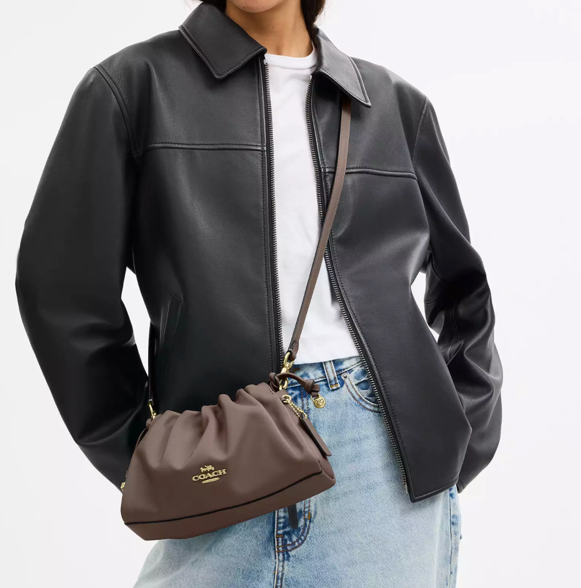 Coach Faye Shoulder Bag With Ruching