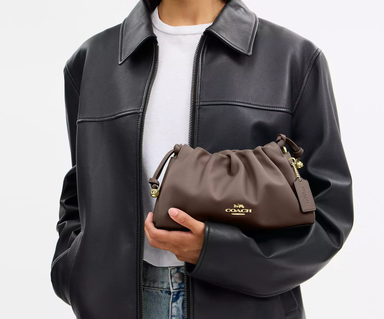 Coach Faye Shoulder Bag With Ruching