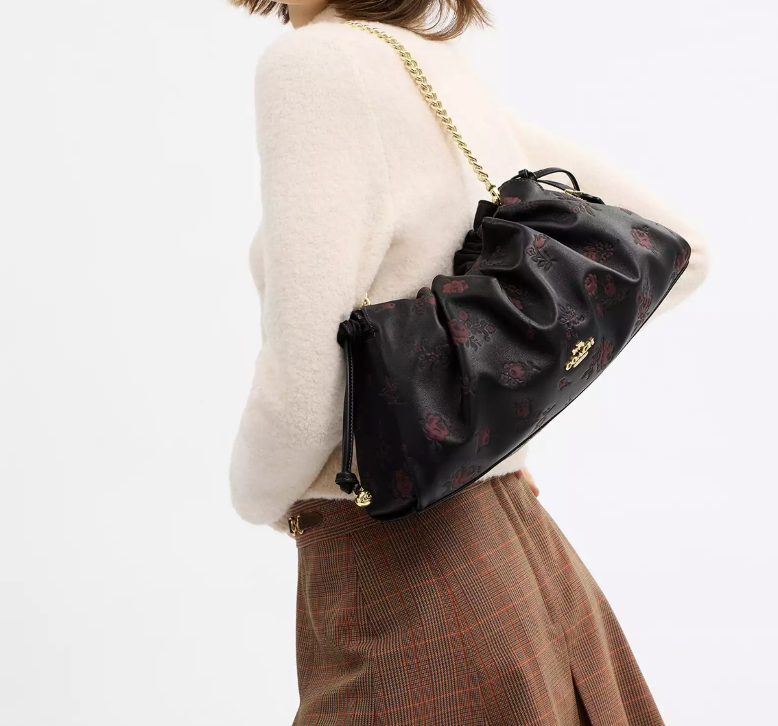 Coach Faye Large Shoulder Bag With Floral Print