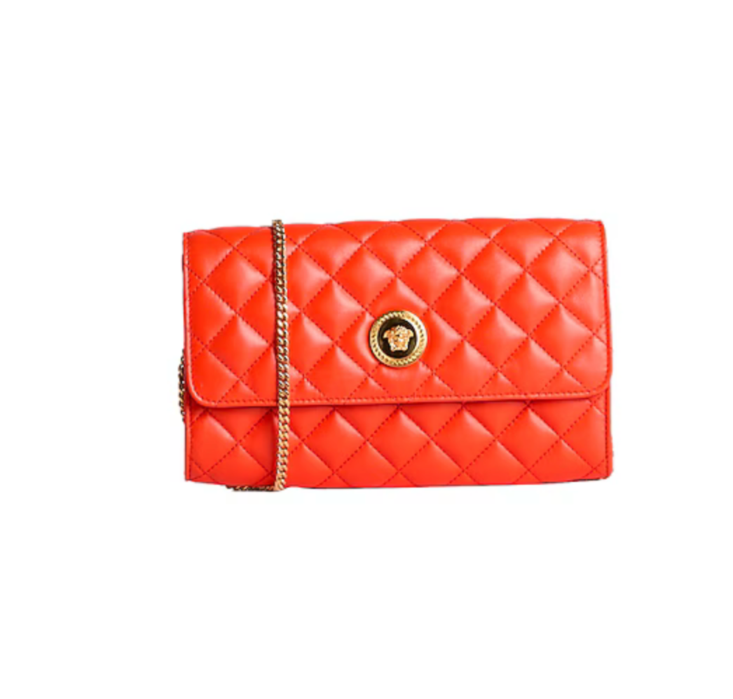 Versace Quilted Leather Clutch