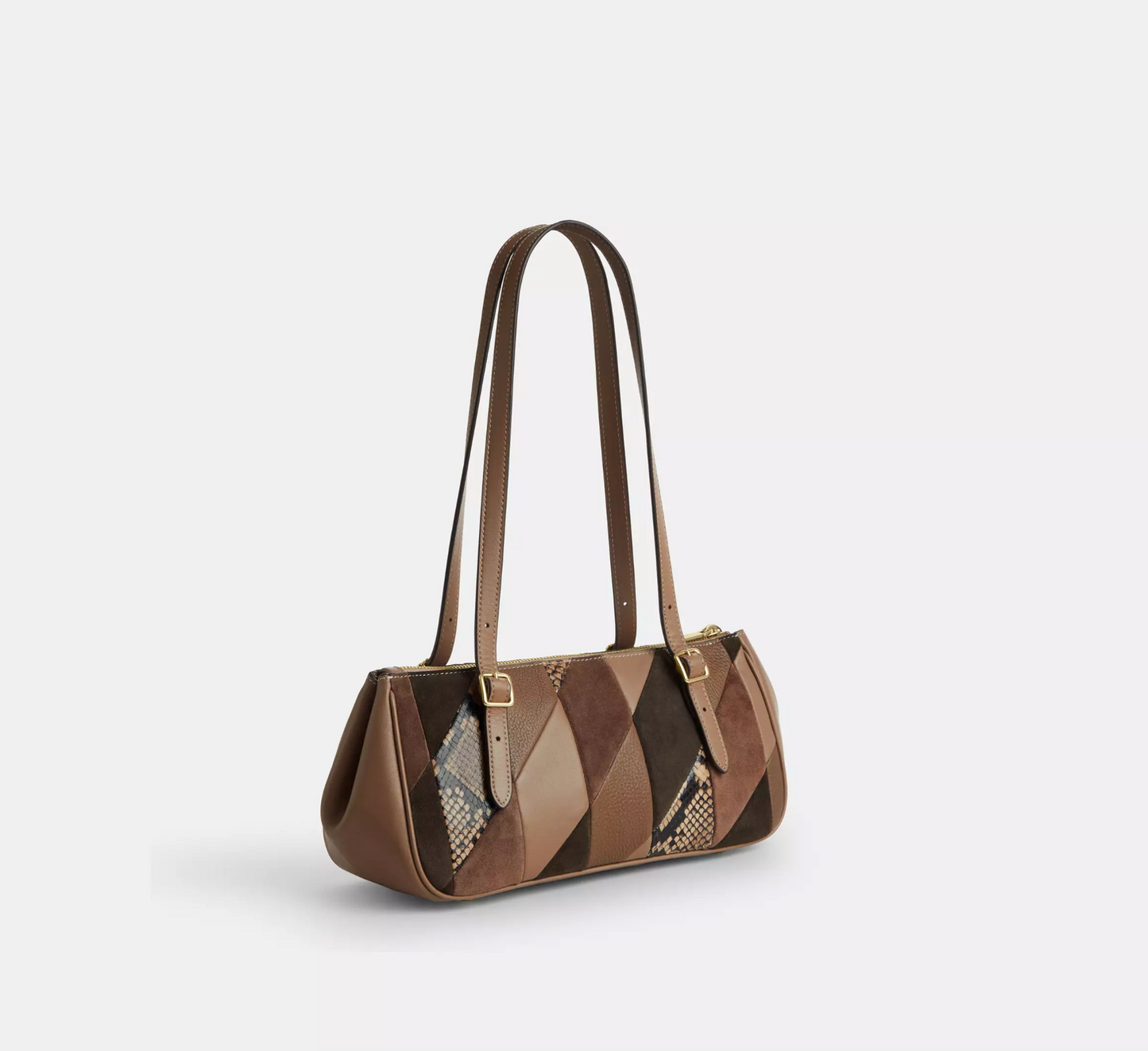 Coach Asher Shoulder Bag With Patchwork
