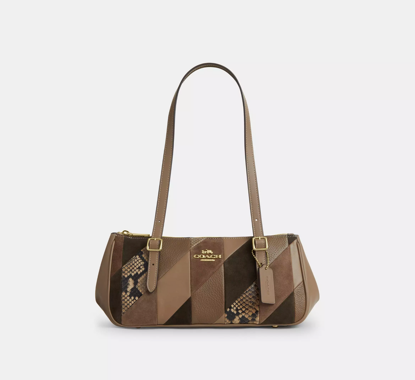 Coach Asher Shoulder Bag With Patchwork