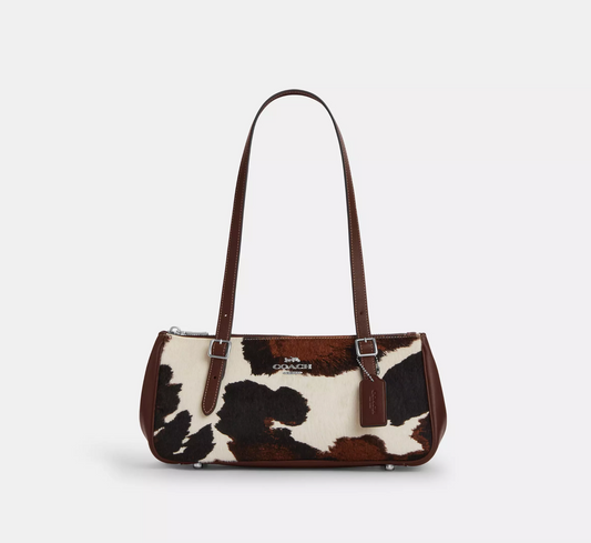 Coach Asher Shoulder Bag With Cow Print