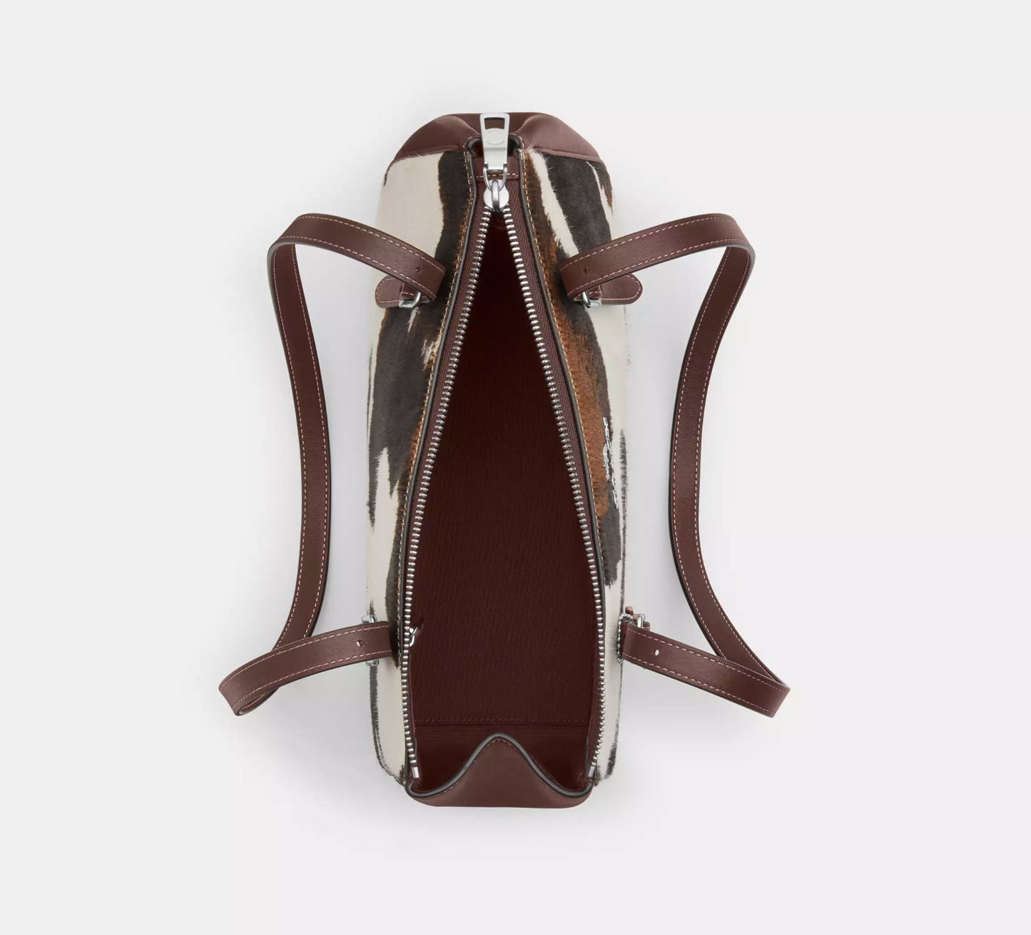 Coach Asher Shoulder Bag With Cow Print