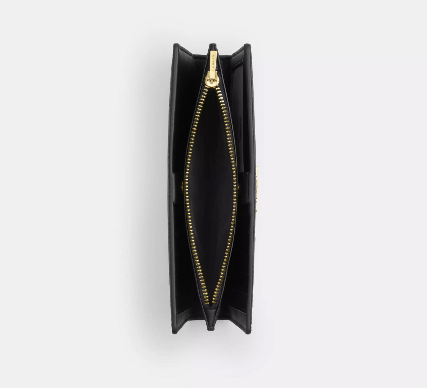 Coach Slim Zip Wallet In Signature Canvas