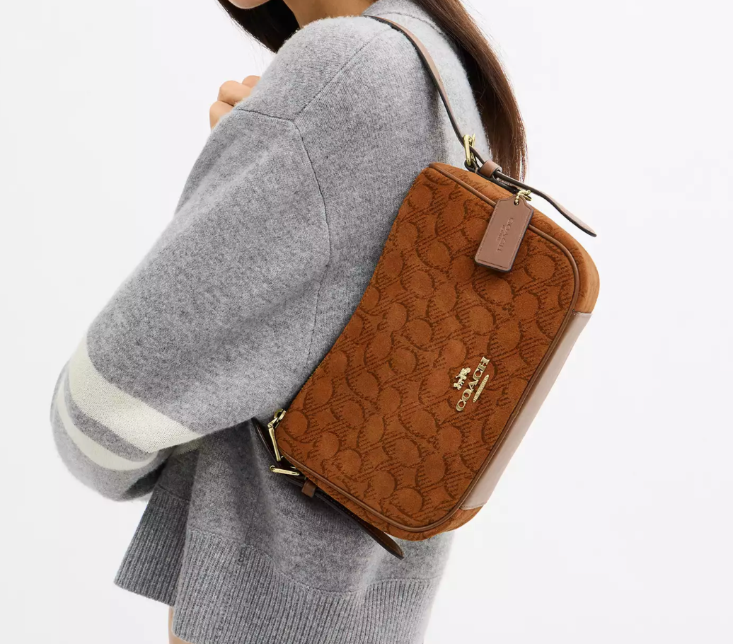 Coach Kailey Shoulder Bag In Signature Suede