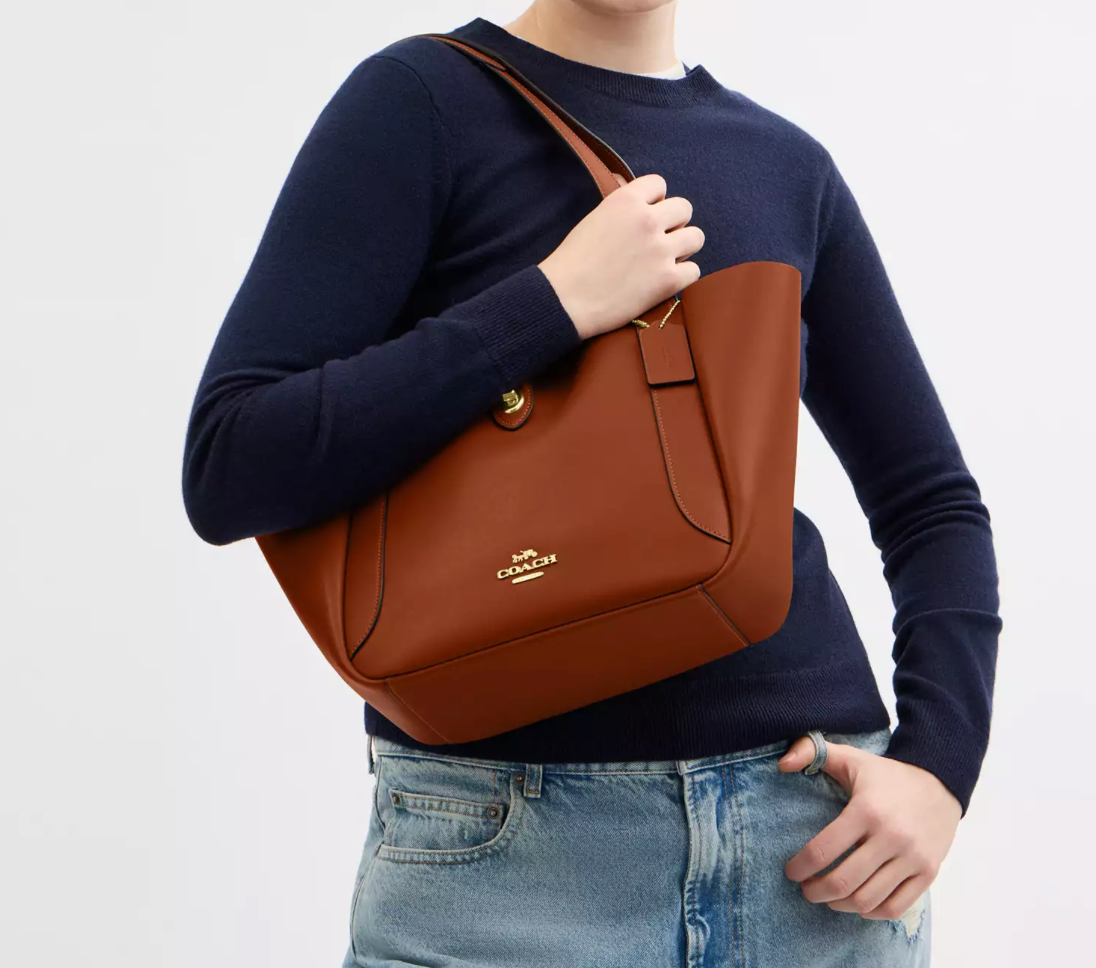 Coach Hadley Turnlock Tote Bag
