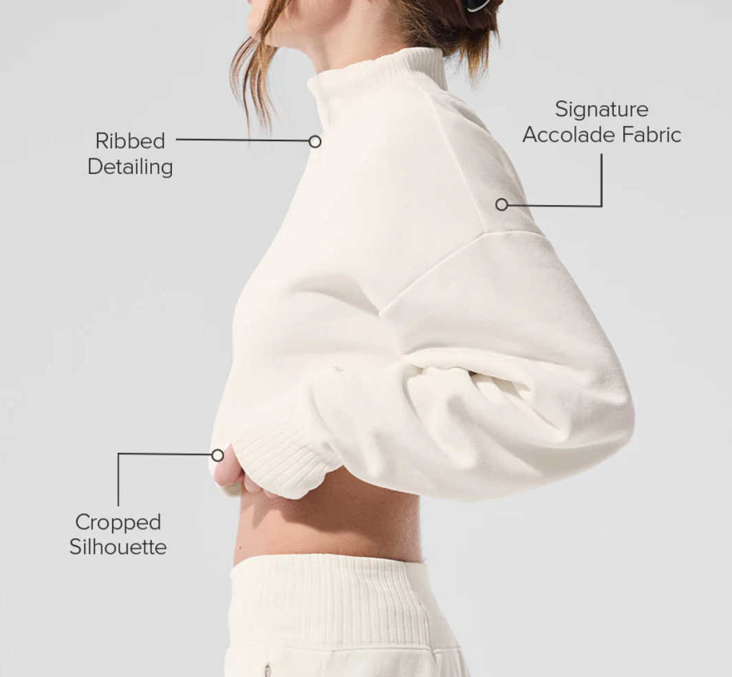 Alo Yoga Cropped Serenity Coverup