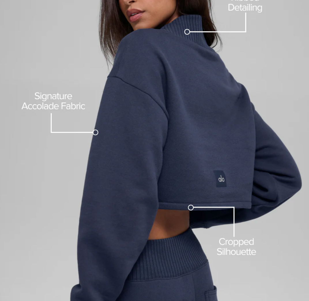 Alo Yoga Cropped Serenity Coverup