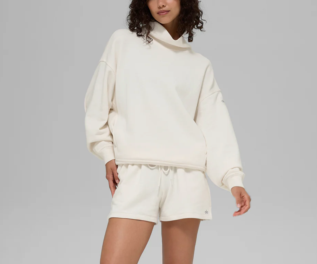 Alo Yoga Hazy Mock Neck Pullover