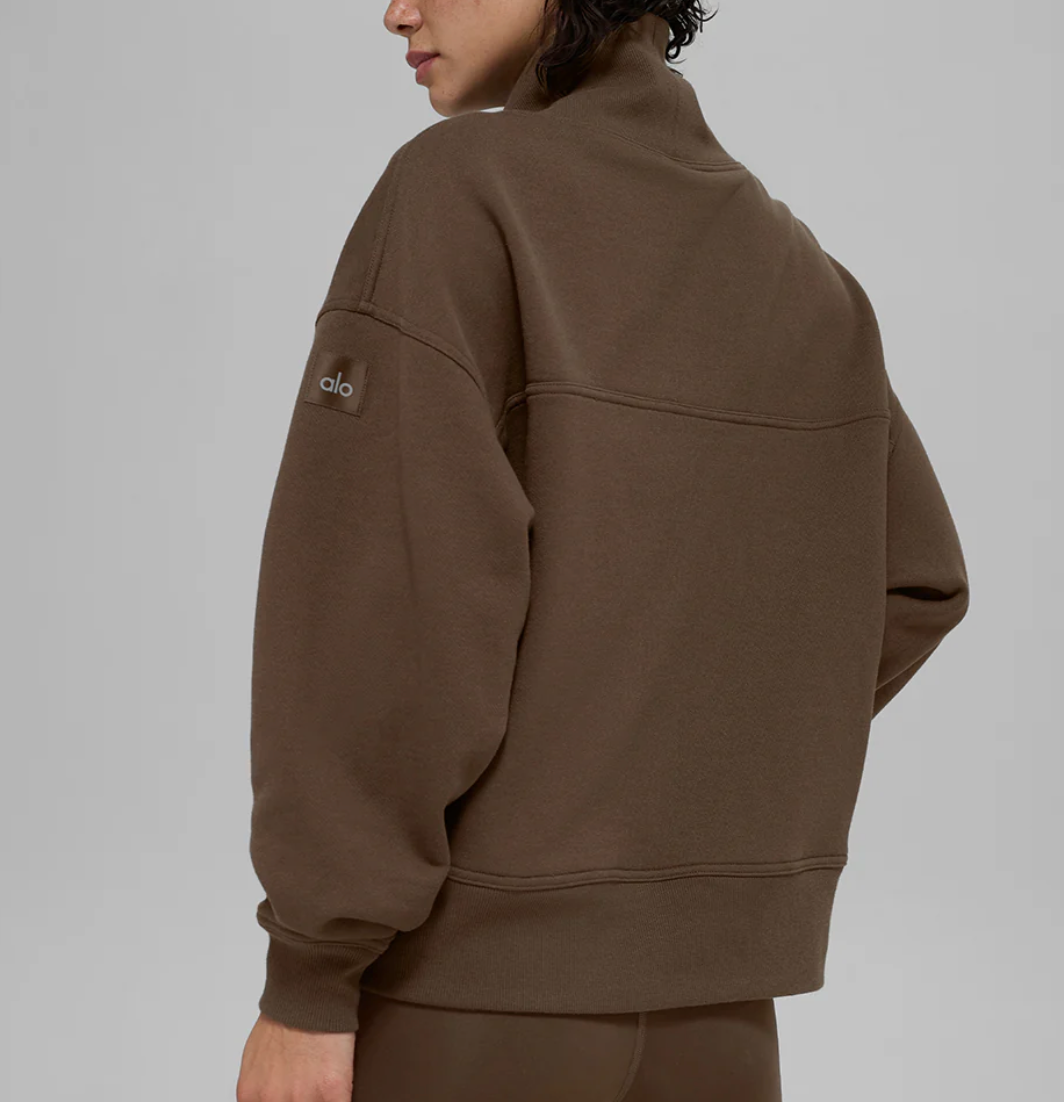 Alo Yoga Hazy Mock Neck Pullover