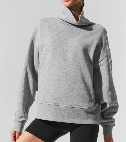 Alo Yoga Hazy Mock Neck Pullover