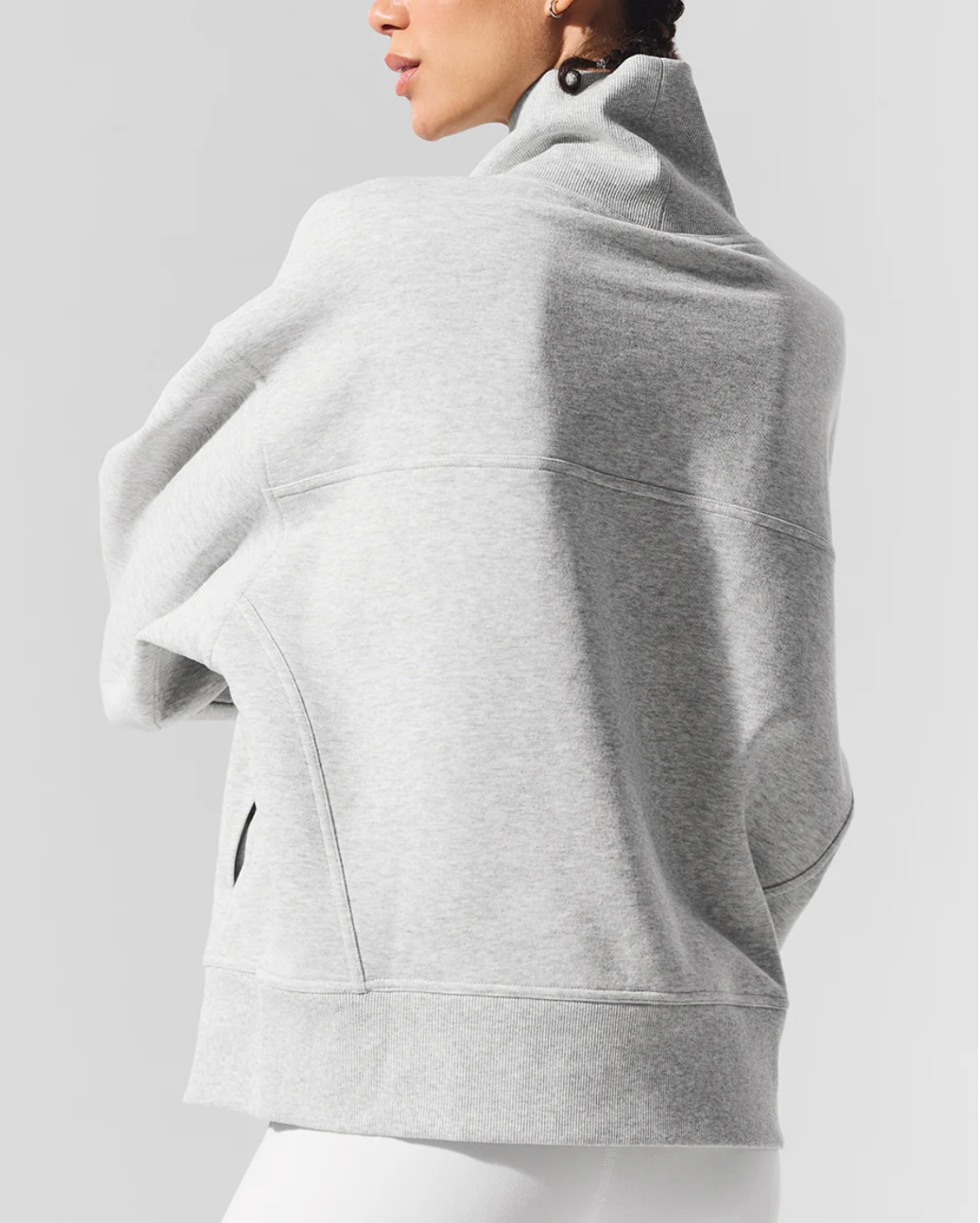 Alo Yoga Hazy Mock Neck Pullover