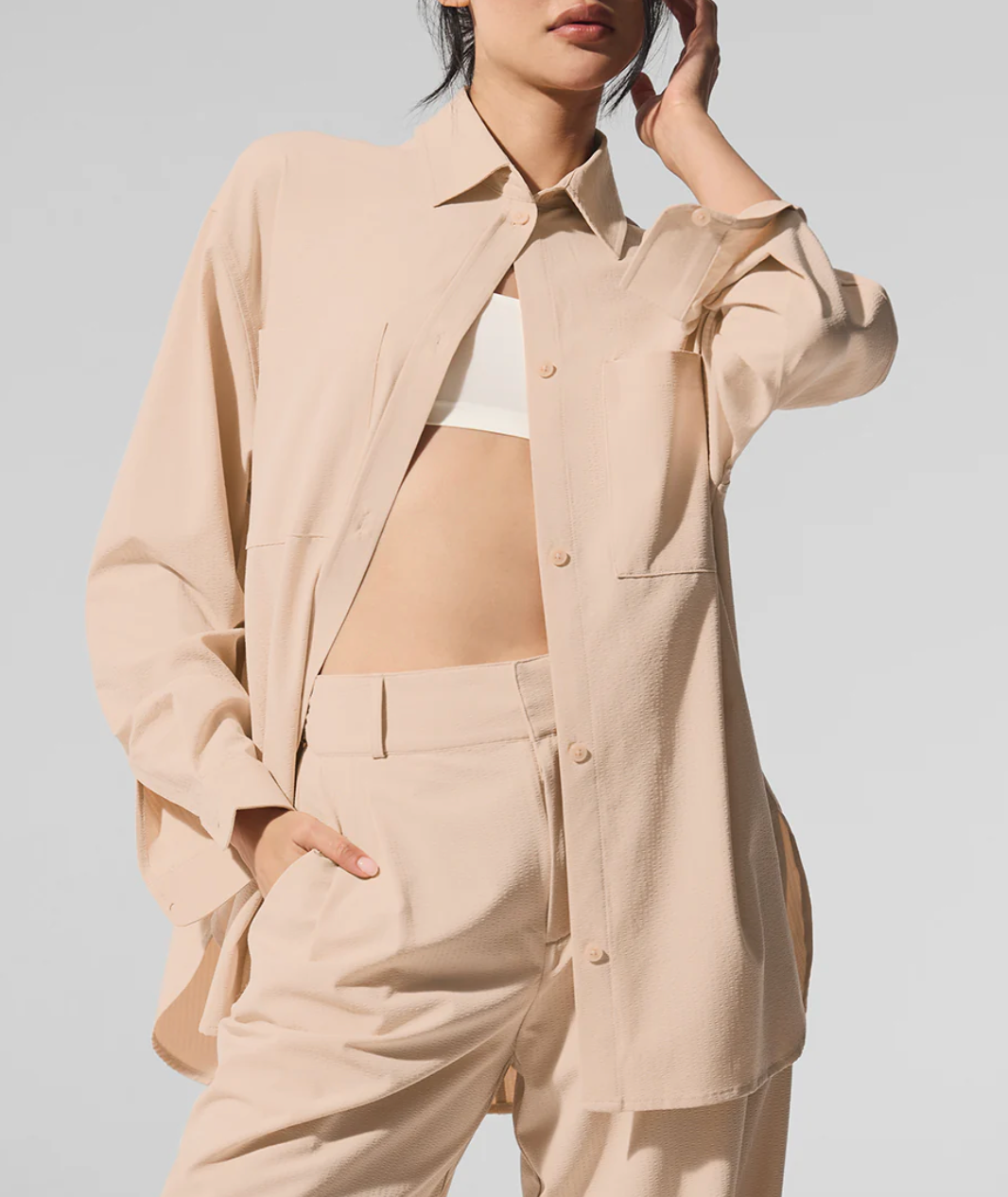 Alo Yoga Dreamscape Button Down Long Sleeve