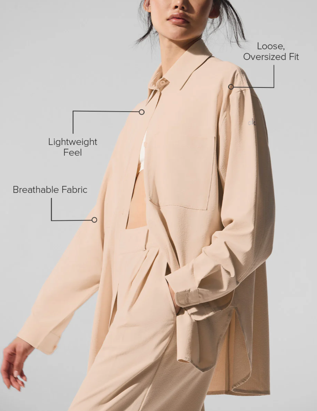 Alo Yoga Dreamscape Button Down Long Sleeve
