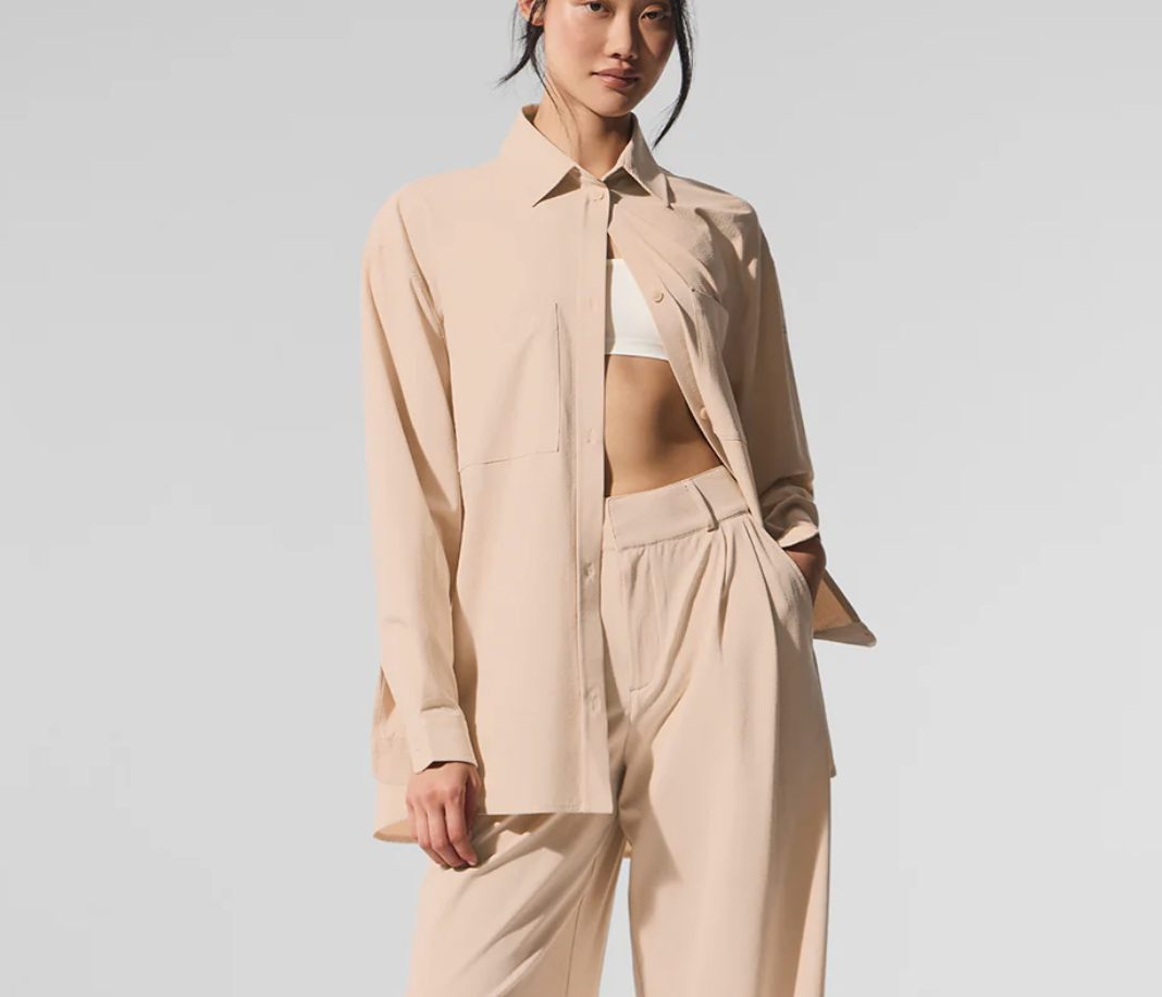 Alo Yoga Dreamscape Button Down Long Sleeve