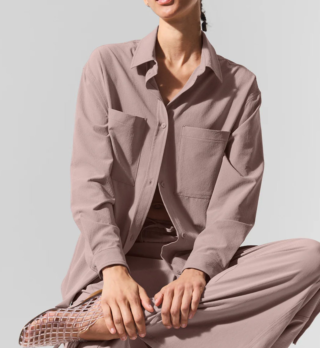 Alo Yoga Dreamscape Button Down Long Sleeve