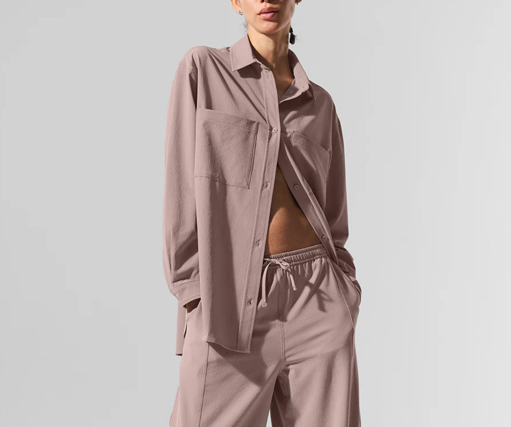 Alo Yoga Dreamscape Button Down Long Sleeve